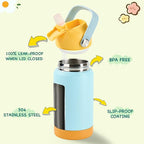 Kerilyn 12oz Kids Water Bottle 2 Pack, Stainless Steel Insulated Water Bottle - Image 2