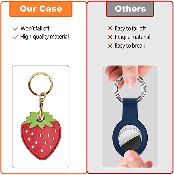 Leather Keychain Case Holder Compatible - Image 7