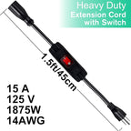 Outdoor Extension Cords with Switch Waterproof Switch 3 Prong Extension Cord - Image 3