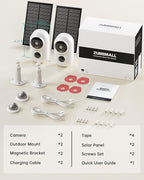 ZUMIMALL Solar Security Cameras Wireless Outdoor, Solar Camera Outdoor Wireless - Image 9