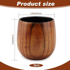 Charred Wooden Bourbon Drinking Glass, Birthday Gifts - Image 2