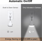 Plug in Motion Sensor Night Light Indoor, PIR Infrared Motion-Activated LED - Image 2