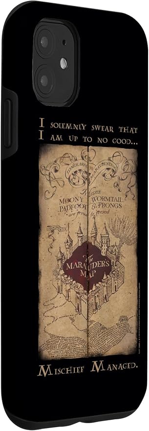 iPhone 11 Harry Potter Marauder's Map Words Case - Image 3