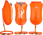 Swim Buoy for Open Water 2 Pack, 20L Swim Safety Float Waterproof Dry Bag for - Image 4