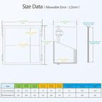 Junction Box, IP65 Waterproof Dustproof ABS Plastic Enclosure, Outdoor and - Image 2