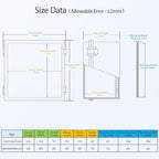 Junction Box IP65 Waterproof Dustproof ABS Plastic Enclosure, Outdoor and - Image 2