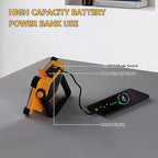 2 Pack 120W Solar Rechargeable Work Light, 144 LED 10000LM Portable Flood Light - Image 6