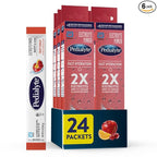 Pedialyte Fast Hydration Electrolyte Powder Packets, Fruit Punch, Hydration by Pedialyte