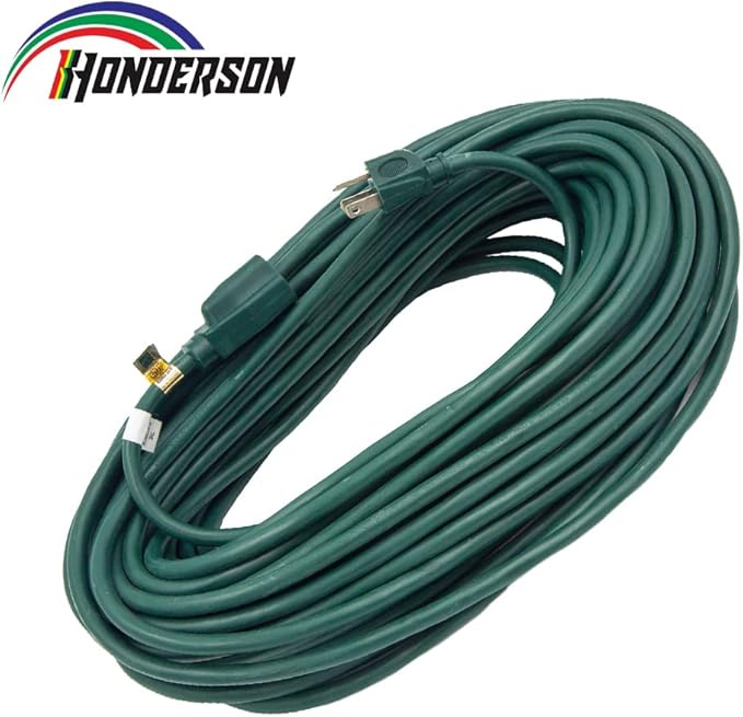 75FT Outdoor Extension Cord-16/3 SJTW Durable Green Extension Cable - Image 2