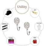 FAPBADRI Multipurpose Hooks, Used to Hang Clothes, Curtain Hold Backs, Colour - Image 4