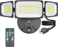 Onforu 80W Dusk to Dawn Outdoor Lighting, Plug in LED Flood Lights, 8000LM by Onforu