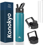 Konokyo Insulated Water Bottle 24oz Stainless Steel Sport Bottles by Konokyo