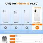 WIFORT for iPhone 16 Waterproof Case, Fit for Magsafe Full Body Magnetic - Image 2