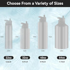 HASLE OUTFITTERS 40oz Stainless Steel Water Bottle, Vacuum Insulated Double - Image 3