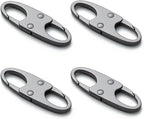 zelin Anti Theft Zipper Clips Double Opening Small Carabiner Clips, Commuting by zelin