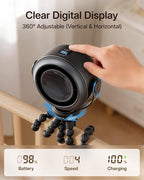 SWEETFULL Portable Stroller Fan, Pinch-Proof Baby Fan, 10H Battery, 5-Speed - Image 5