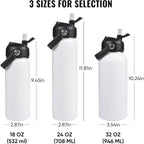 Fijinhom 32oz Insulated Stainless Steel Water Bottle, Wide Mouth Double Wall - Image 2