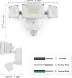 Onforu 2 Pack 100W 11000LM LED Motion Sensor Outdoor Lights, Dusk to Dawn Flood - Image 9