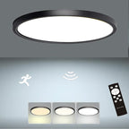 12 Inch Motion Sensor Ceiling Light Indoor Wired, Motion Activated Flush Mount by Unknown