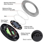 Rayolon Solar Ground Light, Waterproof Solar Garden Lights, Upgraded Outdoor - Image 4