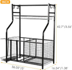 Snail Garage Sports Equipment Storage Organizer Sports Ball Storage Rolling Cart - Image 7