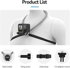TELESIN Neck Mount SE 2.0 with Air Cushion, Adjustable Chest Strap and Neck - Image 8