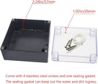 Project Box IP65 Waterproof Junction Box ABS Plastic Black Electrical Boxes DIY - Image 4