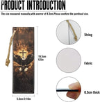 Large Bible Cover Case for Women Men Bald Eagle and Cross Print PU Leather - Image 6