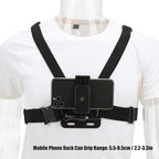 Mobile Phone Chest Mount Harness Strap Holder Outdoor Live Mobile Phone Chest - Image 4