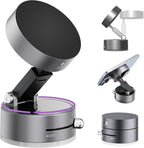 Vacuum Magnetic Phone Holder, Foldable Magnetic Suction Phone Mount, 360° by Unknown