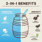 Salud 2-in-1 Hydration Packets + Immunity Electrolytes Powder, Horchata - Image 5