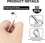 Lucky Goddness 50pcs Swivel Snap Hooks - Image 3