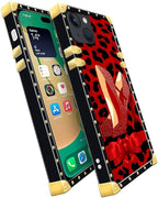 Compatible with iPhone 14 Case, Elegant High Heels Luxury Golden Decoration - Image 3