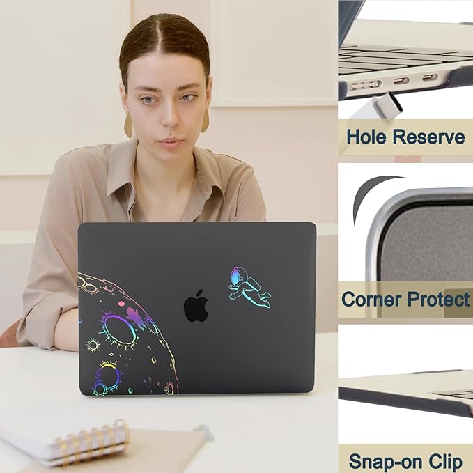 Printed Case for MacBook Air M1 13 inch 2020 2019 2018 Release, Aesthetic Hard - Image 3
