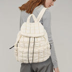 CLUCI Puffy Quilted Backpack Purse - Image 2
