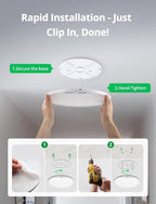 Bojim 10000mAh Battery Operated Ceiling Light - Image 4