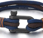 COOLSTEELANDBEYOND Men Women Steel Screw Anchor Shackle Nautical Sailor Rope - Image 3