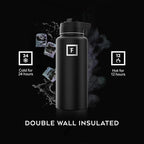 IRON °FLASK Camping & Hiking Hydration Flask - 32 oz Dark Night - Image 4