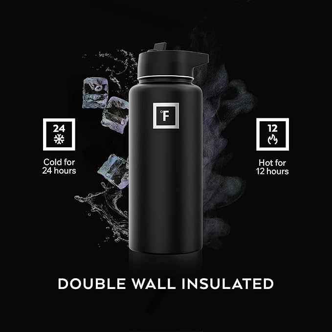 IRON °FLASK Camping & Hiking Hydration Flask - 32 oz Bubble Gum - Image 4