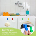 12Pcs Over Cabinet Door Hooks Plastic Over The Door Single Hook Space-Saving - Image 5
