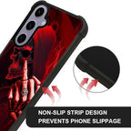 for Samsung Galaxy S24 S25 Case, Gestures Funny Skull Pattern Graphic Design - Image 2