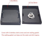 Project Box IP65 Waterproof Junction Box ABS Plastic Black Electrical Boxes DIY - Image 4