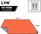 LYN Heavy Duty Emergency Blanket Survival Gear Waterproof Insulated Blanket - Image 2