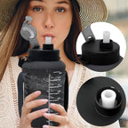 64oz Foldable Silicone Water Bottle - Image 4