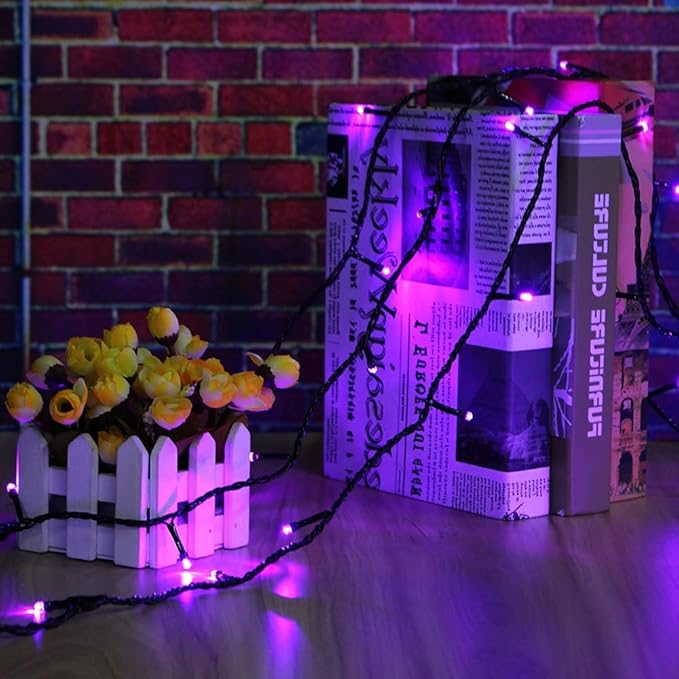 Connectable Purple String Lights, Twinkle Light - Image 8