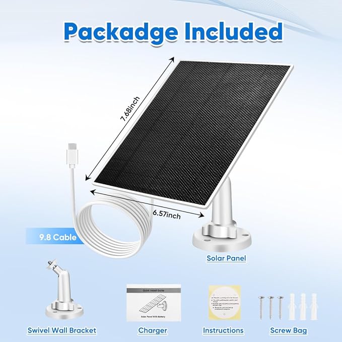 3W Solar Panel for Bird Feeder, Continuously 3W Power - Image 8