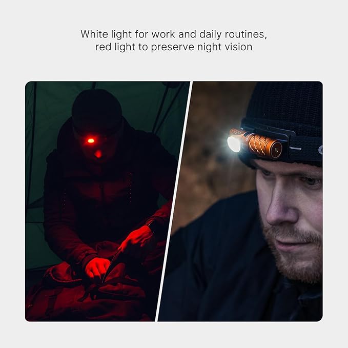 OLIGHT Perun 3 Mini Headlamp 1250 Lumens LED Head Flashlight, Rechargeable - Image 3
