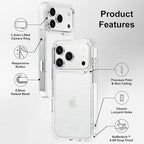 MOSNOVO for iPhone 17 Pro Case | Military Grade 6.6ft Drop Tested | Camera - Image 7