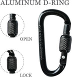 YUCHIYA 8 Pack D-Shape Carabiner Clasp - Image 2
