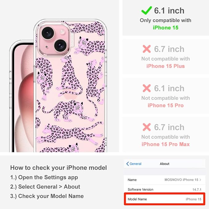 MOSNOVO Case for iPhone 15 - Image 2